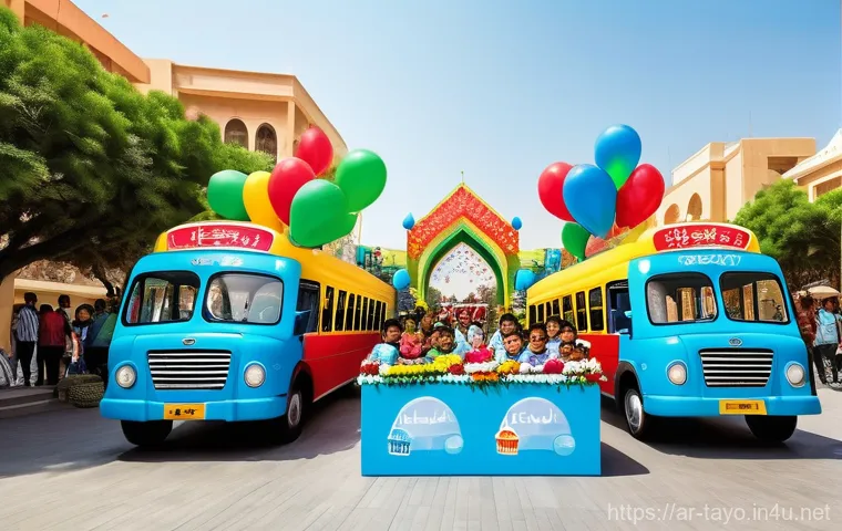 타요 10주년 특별 이벤트 - **Grand 10th Anniversary Celebration in an Arab City Square:**
    "A vibrant and joyful scene captu...