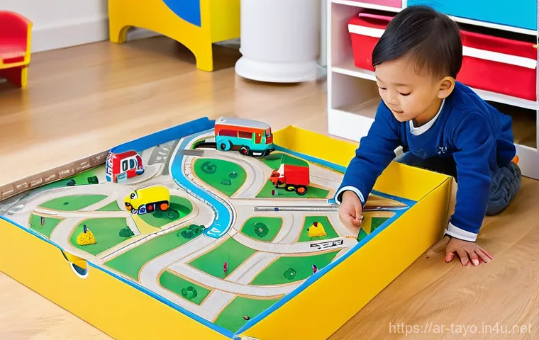 타요와 어린이 교육 - **Prompt 2: Tayo Demonstrating Road Safety**
    "A clear, educational image of Tayo the Little Bus ...