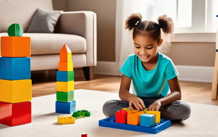 타요와 미래의 교육 - **Prompt:** A group of 4-5 diverse children, aged between 7 and 10, are gathered around a large, col...