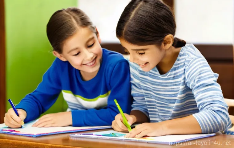 타요 관련 스토리 창작 - **Prompt 2: A Friendly Character Teaching Values**
    "A charming and dynamic illustration featurin...