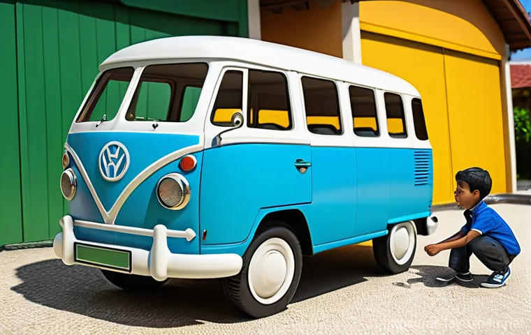 타요로 보는 어린이 심리 - **Prompt:** A vibrant, cheerful scene featuring Tayo the Little Bus, bright blue and smiling, confid...