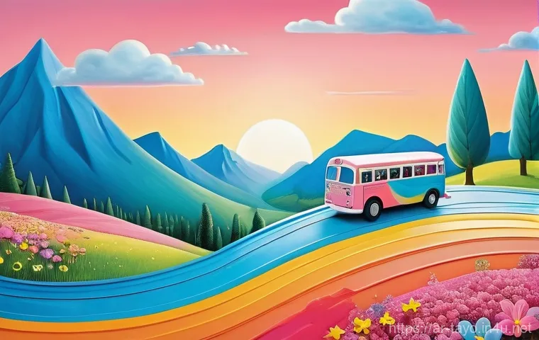 타요 캐릭터 개인화 - **Prompt:** A cheerful, brightly lit indoor scene where a young child, approximately 6-8 years old, ...