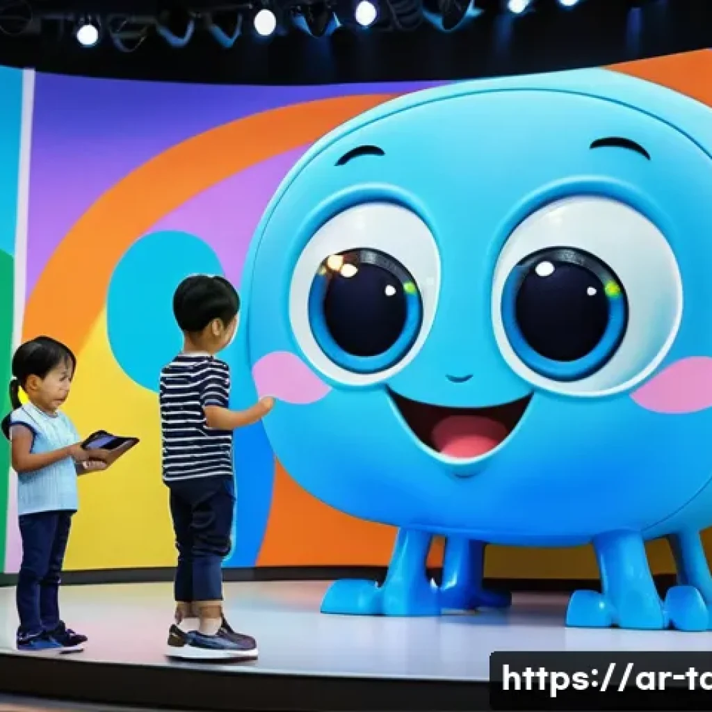 타요 캐릭터의 미래 발전 방향 - **AI & Smart Learning Experience with Tayo**
    An animated, vibrant, and futuristic illustration d...