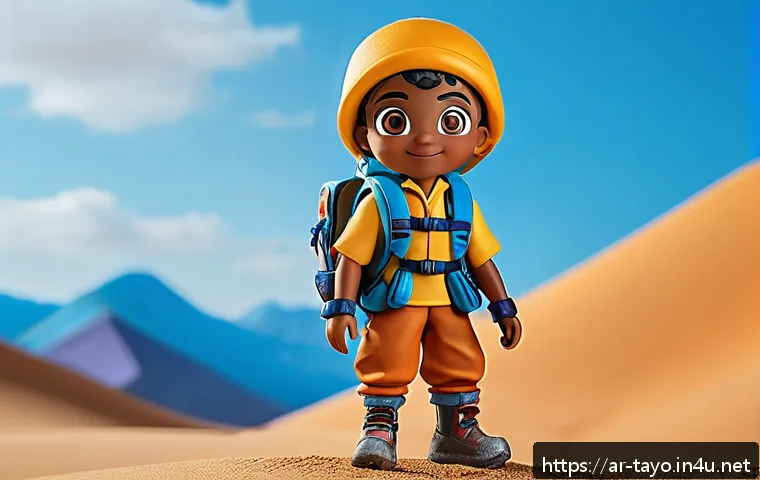 타요 캐릭터별 컬렉션 - A highly detailed collectible figure of “Tayo the Adventurer” from 2021, featuring a dynamic pose wi...